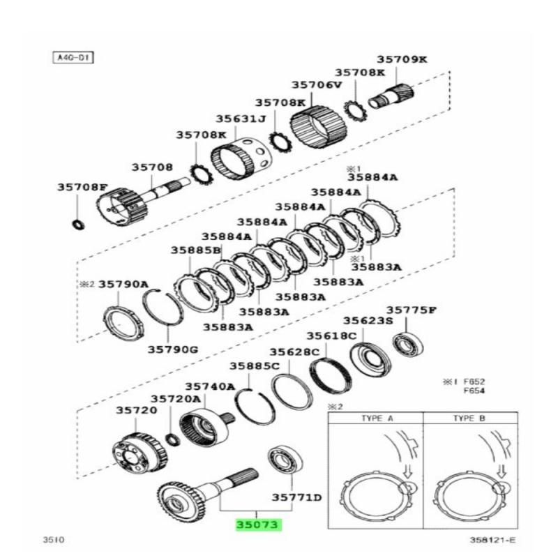 Shaft Assembly Output - 35073B9010